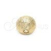 Bead 5.234.027.04.100 Oro Laminado, Diseño de Bola, Mate, Tono Dorado