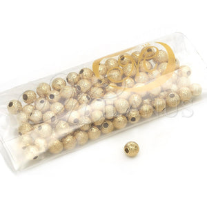 Bead 5.234.027.04.100 Oro Laminado, Diseño de Bola, Mate, Tono Dorado