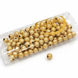 Bead 5.234.027.04.100 Oro Laminado, Diseño de Bola, Mate, Tono Dorado