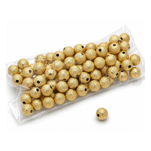 Bead 5.234.027.08.100 Oro Laminado, Diseño de Bola, Mate, Tono Dorado