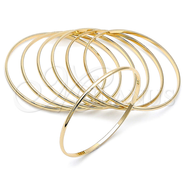 Aro Semanario 5.232.002.03 Oro Laminado, Pulido, Tono Dorado (02 MM Thickness, Size 3 (2.00 Diameter))