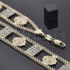 Pulsera Elegante 24.009 Oro Laminado, con Multicolor Cristal, Pulido, Tono Dorado (25 MM Thickness, 8 Inches Length)