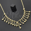 Gargantilla Elegante 5.011.007 Oro Laminado, Diseño de Corazón y Amor, Pulido, Tono Dorado (20 Pulgadas de Largo)