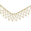 Gargantilla Elegante 5.011.008 Oro Laminado, Diseño de Bola, Pulido, Tono Dorado (16 Inches Length)