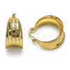 Argolla Pequeña 5.150.019.1 Oro Laminado, Diamantado, Tono Dorado