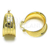 Argolla Pequeña 5.150.019.1 Oro Laminado, Diamantado, Tono Dorado