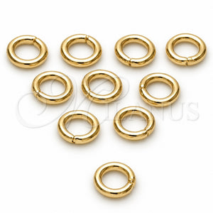Anillo de Salto 5.234.008 Oro Laminado, Pulido, Tono Dorado