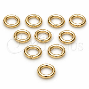 Anillo de Salto 5.234.009 Oro Laminado, Pulido, Tono Dorado