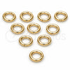 Anillo de Salto 5.234.009 Oro Laminado, Pulido, Tono Dorado