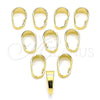 Findings 5.234.018.10 Oro Laminado, Pulido, Tono Dorado