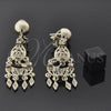 Arete Chandelier 5.097.012.1 Oro Laminado, con Blanca Zirconia Cubica, Diamantado, Tono Dorado