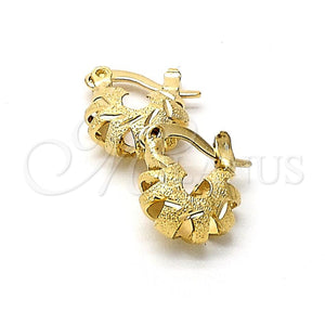 Argolla Pequeña 02.63.0501 Oro Laminado, Mate, Tono Dorado