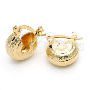 Argolla Pequeña 5.159.094 Oro Laminado, Diamantado, Tono Dorado