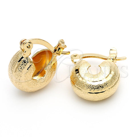 Argolla Pequeña 5.159.094 Oro Laminado, Diamantado, Tono Dorado