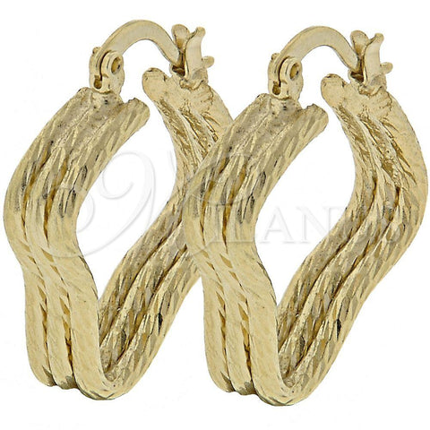Argolla Pequeña 5.156.036 Oro Laminado, Diseño de Ãrbol, Diamantado, Tono Dorado