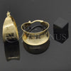 Argolla Pequeña 5.157.004 Oro Laminado, Diamantado, Tono Dorado