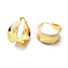 Argolla Pequeña 5.157.004 Oro Laminado, Diamantado, Tono Dorado
