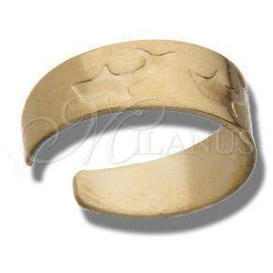 Anillo Elegante 01.63.0096 Oro Laminado, Pulido, Tono Dorado (One size fits all)
