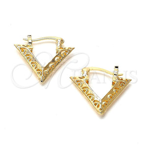 Argola de Niño 5.149.038 Oro Laminado, Pulido, Tono Dorado