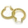 Argolla Pequeña 5.158.033.25 Oro Laminado, Pulido, Tono Dorado