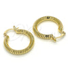 Argolla Pequeña 5.158.033.25 Oro Laminado, Pulido, Tono Dorado