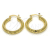Argolla Pequeña 5.158.033.25 Oro Laminado, Pulido, Tono Dorado