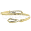 Aro Individual 5.230.011 Oro Laminado, Diseño de Llave Griega y Gota, Pulido, Tono Dorado (05 MM Thickness, One size fits all)