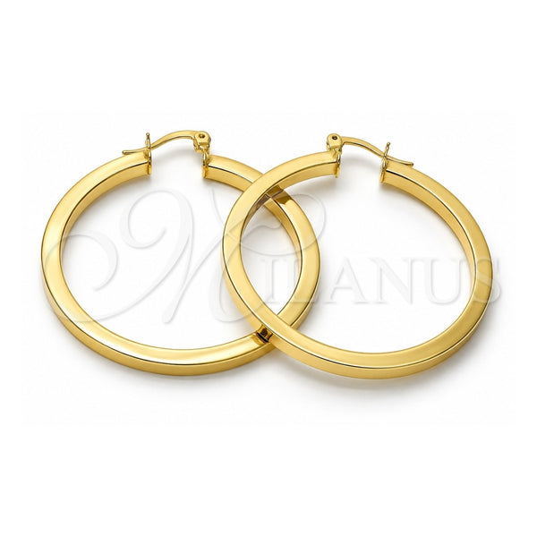 Argolla Mediana 5.136.024.40 Oro Laminado, Pulido, Tono Dorado