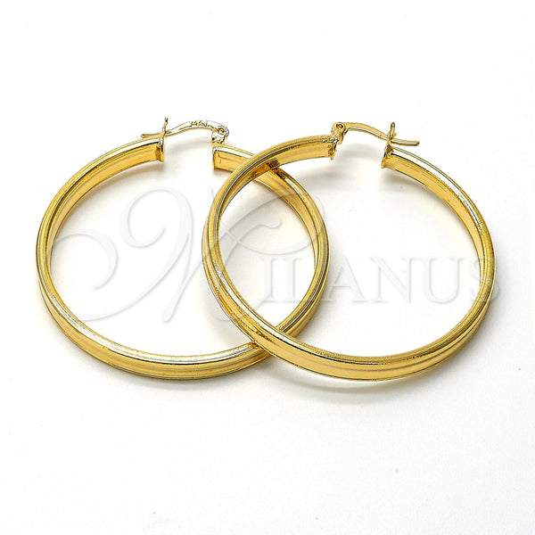 Argolla Mediana 5.136.015.45 Oro Laminado, Pulido, Tono Dorado