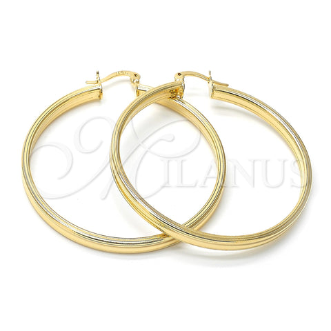 Argolla Grande 5.136.014.50 Oro Laminado, Pulido, Tono Dorado