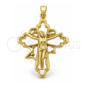 Dije Religioso 5.189.016 Oro Laminado, Diseño de Mariposa, Pulido, Tono Dorado