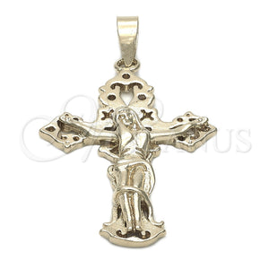 Dije Religioso 5.189.027 Oro Laminado, Diseño de Bufalo, Pulido, Tono Dorado