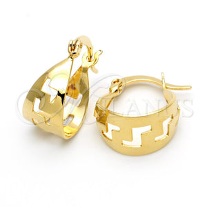 Argolla Pequeña 5.153.049 Oro Laminado, Pulido, Tono Dorado