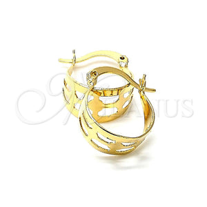 Argolla Pequeña 5.153.048 Oro Laminado, Pulido, Tono Dorado