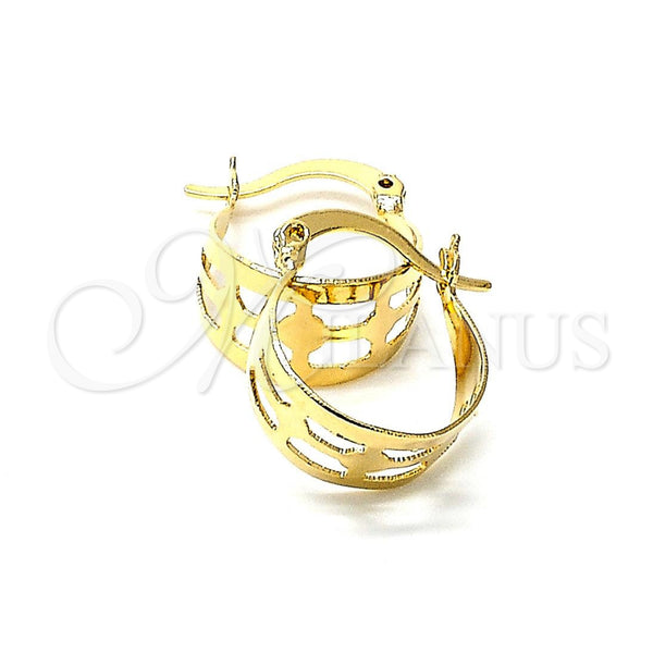 Argolla Pequeña 5.153.048 Oro Laminado, Pulido, Tono Dorado