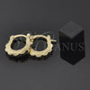 Argolla Pequeña 5.159.059 Oro Laminado, Diamantado, Tono Dorado