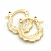 Argolla Pequeña 5.159.059.1 Oro Laminado, Diamantado, Tono Dorado