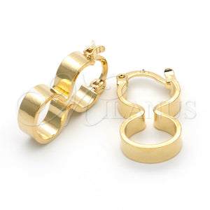 Argolla Pequeña 5.153.040 Oro Laminado, Pulido, Tono Dorado
