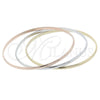 Aro Trio 5.233.009.06 Oro Laminado, Pulido, Tres Tonos (04 MM Thickness, One size fits all)