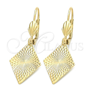 Arete Colgante 5.103.005 Oro Laminado, Pulido, Tono Dorado