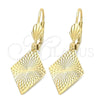 Arete Colgante 5.103.005 Oro Laminado, Pulido, Tono Dorado