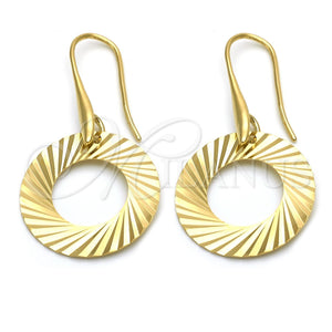 Arete Colgante 02.63.1159 Oro Laminado, Pulido, Tono Dorado