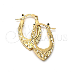 Argolla Pequeña 5.147.041 Oro Laminado, Diamantado, Tono Dorado