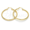 Argolla Mediana 5.134.022.40 Oro Laminado, Diseño de Hueco, Pulido, Tono Dorado