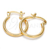 Argolla Pequeña 5.134.013.15 Oro Laminado, Pulido, Tono Dorado