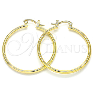 Argolla Mediana 5.134.010.30 Oro Laminado, Pulido, Tono Dorado