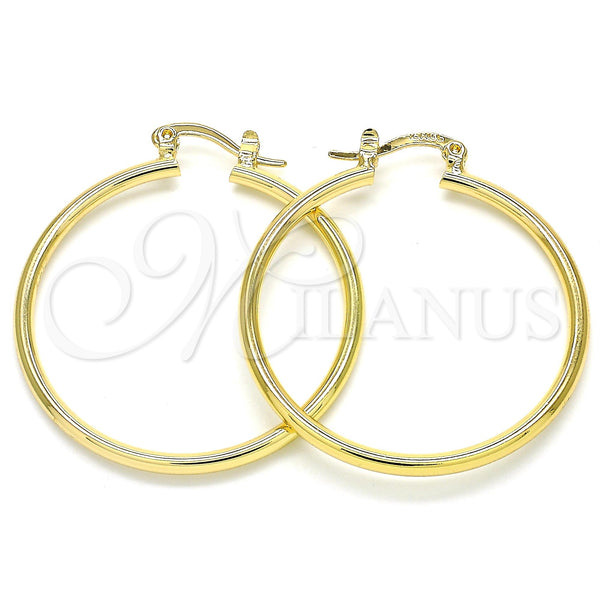Argolla Mediana 5.134.010.30 Oro Laminado, Pulido, Tono Dorado