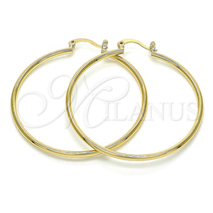 Argolla Mediana 5.134.008.40 Oro Laminado, Pulido, Tono Dorado