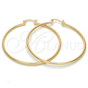 Argolla Grande 5.134.006.50 Oro Laminado, Pulido, Tono Dorado