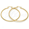 Argolla Grande 5.134.006.50 Oro Laminado, Pulido, Tono Dorado